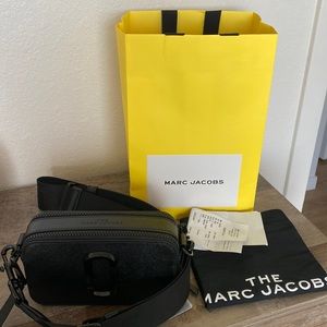 BNWT Marc Jacobs Snapshot DTM Crossbody Black
